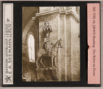 Vorschaubild Bamberg: Dom, Bamberger Reiter (Seestern-Nr. 29477, Reihe AK VIII, 16) 